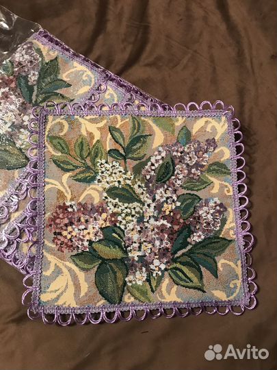 Гобеленовые салфетки в ассортименте комплект 2 шт