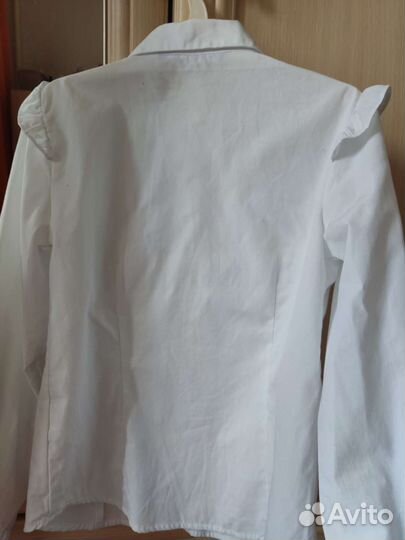 Блузка белая школьная