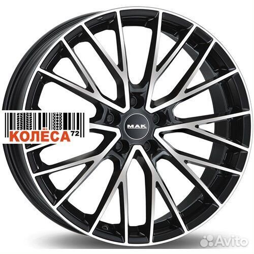 MAK Speciale 8.5x20 5x112 ET30 Dia66.6 Black Mirro