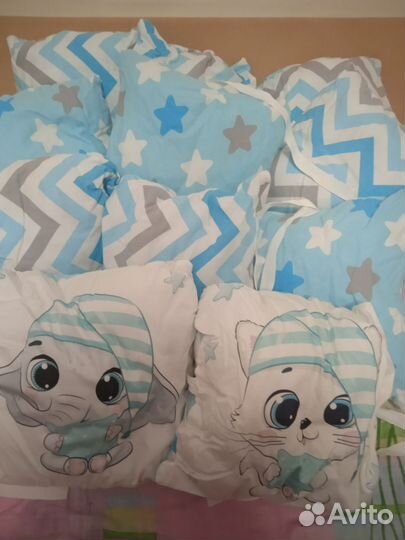 Бортики в детскую кроватку