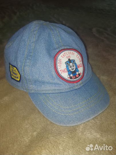 Детская джинсовая кепка