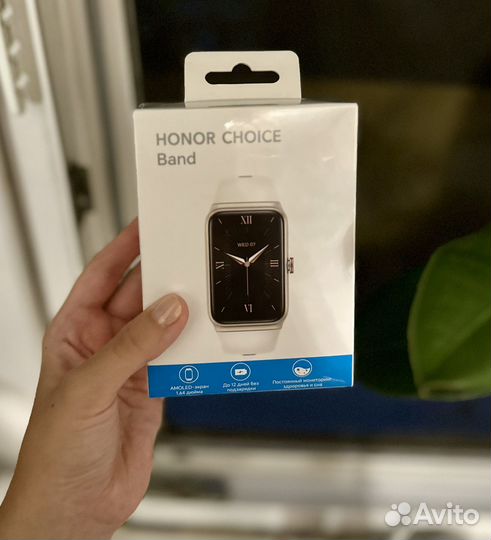 Фитнес-браслет, умные часы Honor Choice Band белый