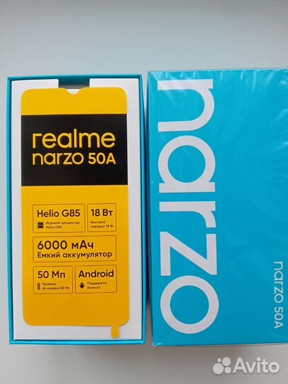 realme Narzo 50A, 4/128 ГБ
