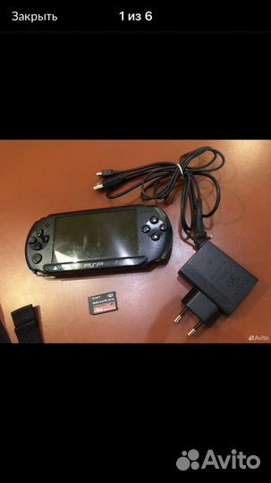 Psp E1008 16 Gb Прошитая + Чехол и кабель к пк