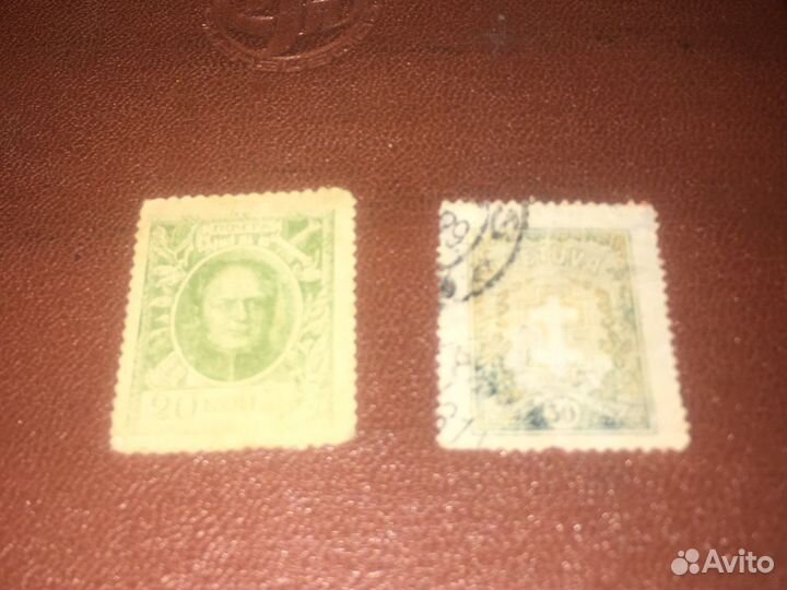 Две очень старые марки