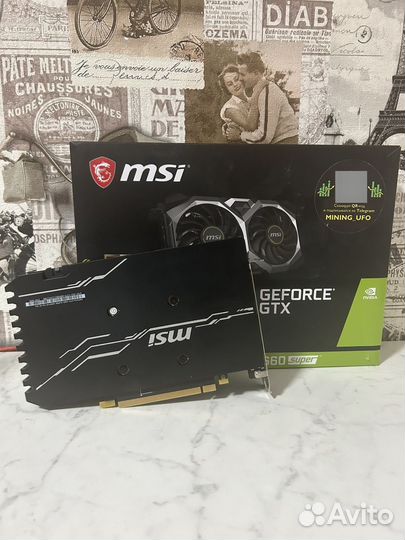 Видеокарта Msi GTX 1660 Super 6GB