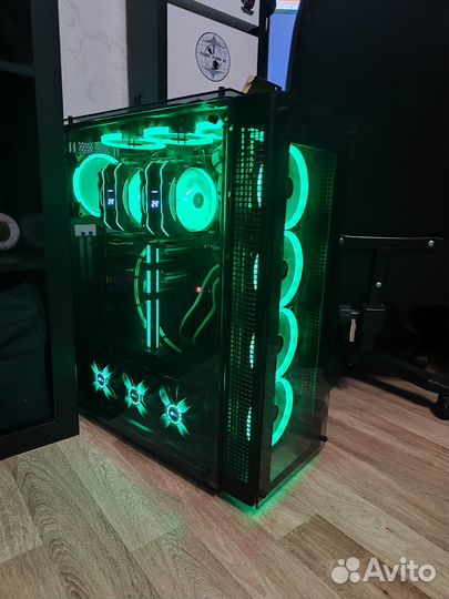 Кастомный игровой корпус на базе thermaltake Core