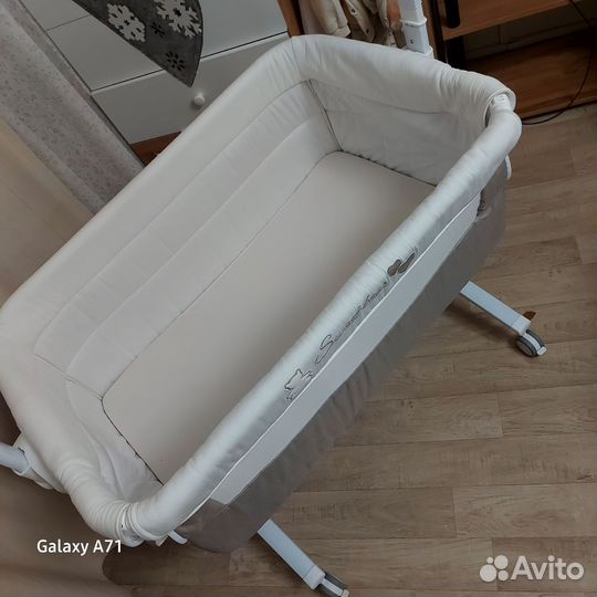 Детская кроватка люлька приставная