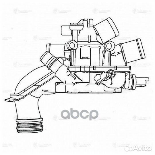 Термостат в сборе для а/м PSA 308 (11) /C4 (10