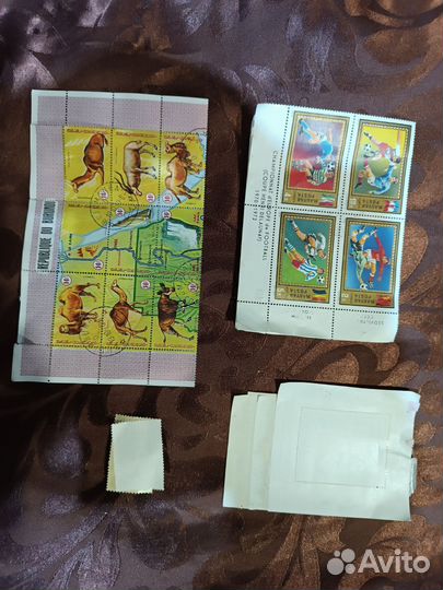 Марки импортные и СССР гашеные и негашеные