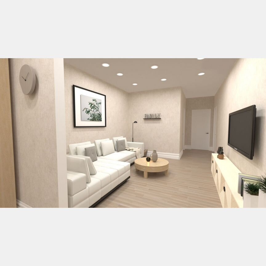 2-к. квартира, 71,1 м², 3/5 эт.