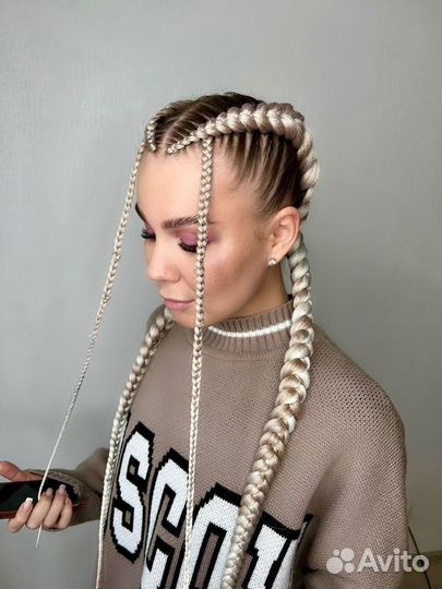 Афрокудри, Косы с канекалоном, Афрокосы,Брейды