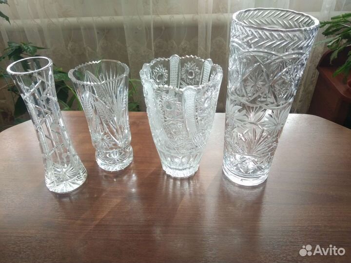 Хрусталь ссср, вазы