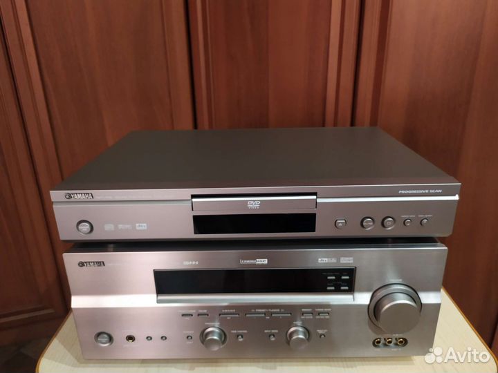 Ресивер Yamaha RX-V550, DVD-плеер Yamaha 540