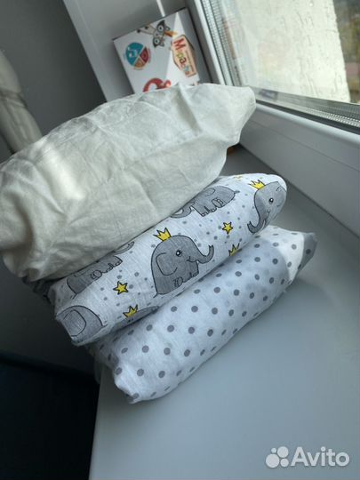 Простынь на резинке 120х60 (3 шт)