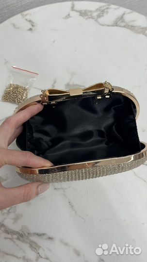 Сумка клатч на цепочке
