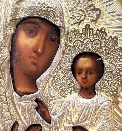 Икона Иверская Пресвятая Богородица в Красивом Окл