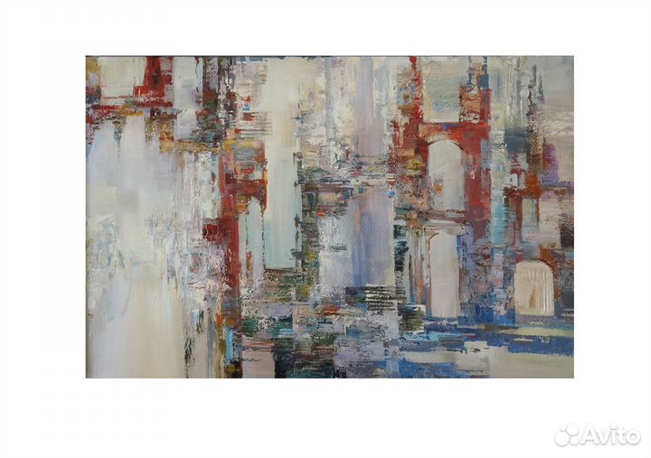 Картина Абстрактный город Антлантида