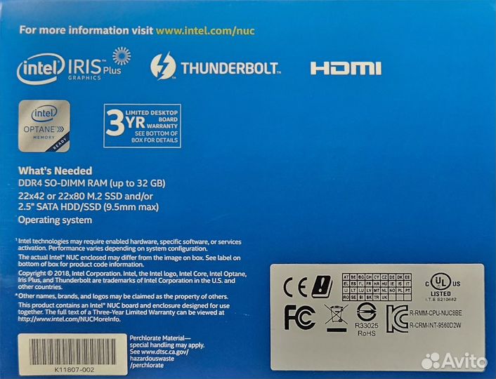 Intel NUC 8i5beh2