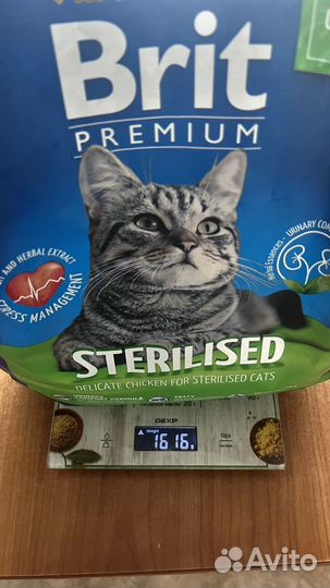 Корм brit premium для стерилизованных кошек