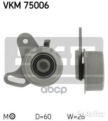 Ролик натяжителя VKM75006 Skf