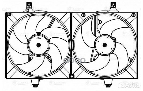 Электровентилятор охлаждения для а/м Nissan Almera