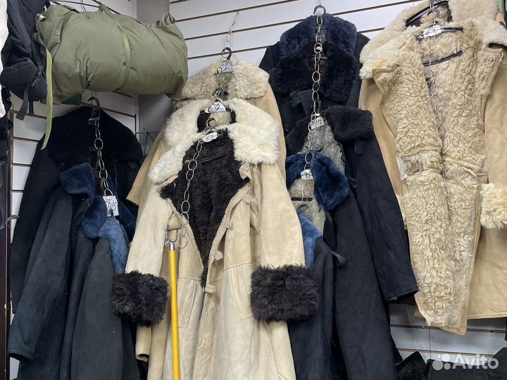 Жилет меховой из дублёной овчины +