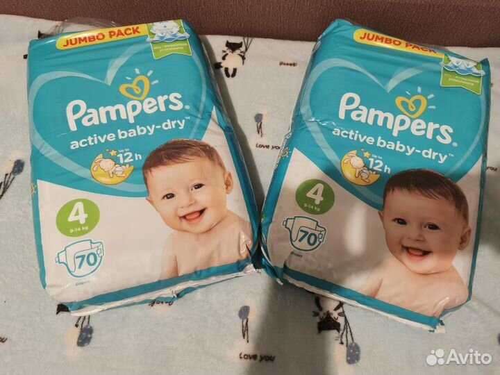 Pampers active baby-dry 4