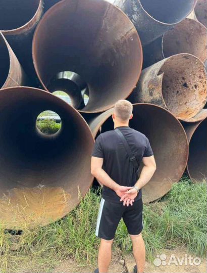 Труба б/у 325х7 мм в котлован