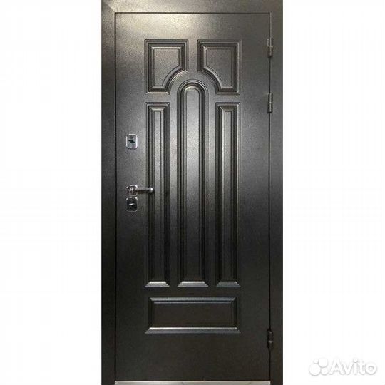 Морозостойкие двери с терморазрывом серого цвета