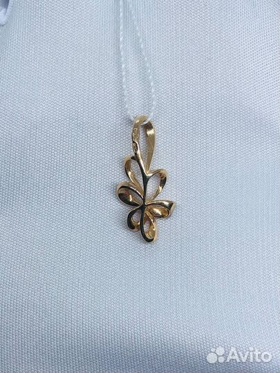 Золотая подвеска с фианитом (8320)