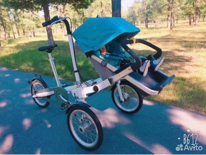 Велосипед коляска как для одного так и для двойни