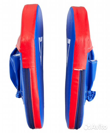 Лапы Fight прямые, большие, красный/синий