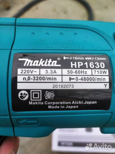 Дрель ударная makita