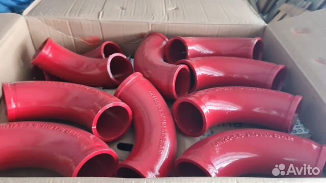 Колено бетононасоса R275 D125 90 град купить в Москве 27630000 | Авито