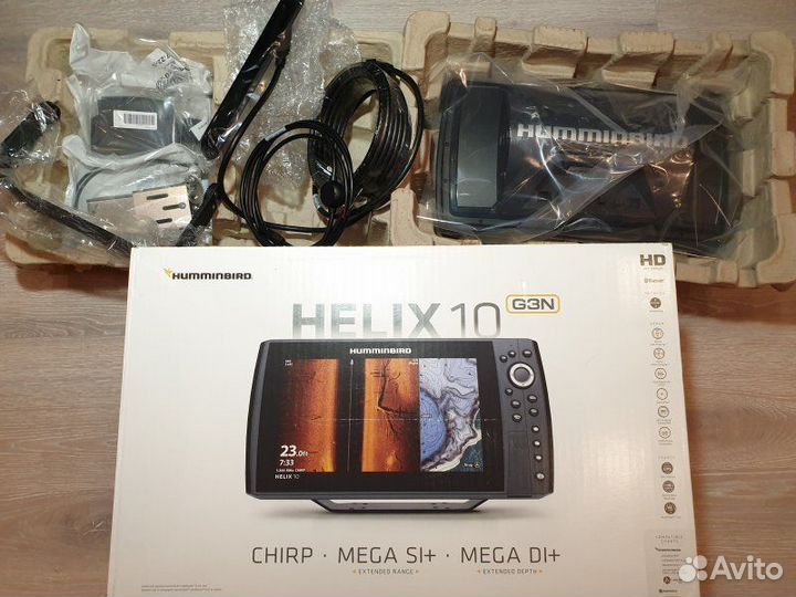 Эхолот Humminbird helix 10x chirp mega SI+ GPS G3N