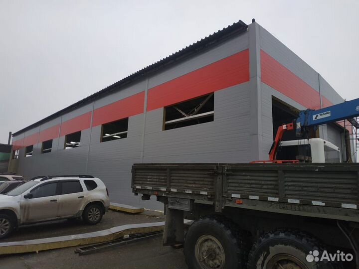 Сэндвич панели для быстровозводимых зданий