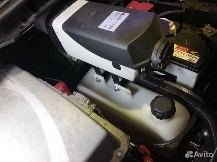 Установка отопителя дизельного на Nissan Leaf