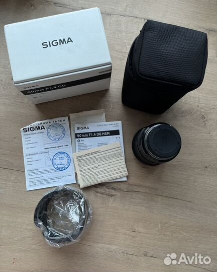 Объектив Sigma Art 50 мм f1.4 Nikon