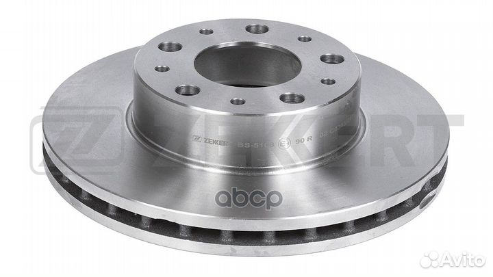 Диск торм. перед. Citroen Jumper (250) 06- Fiat