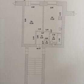 1-к. квартира, 33,5 м², 3/3 эт.