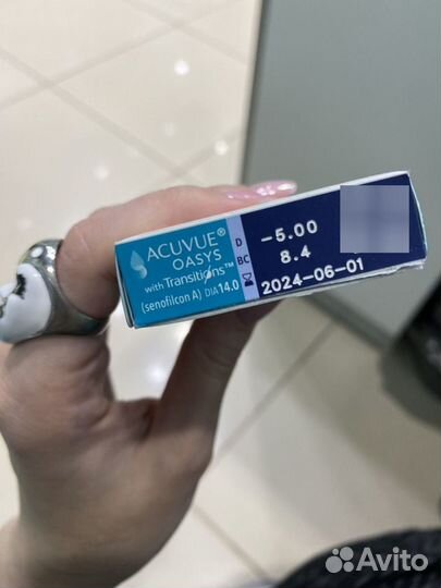 Линзы acuvue oasys transitions,оригинал