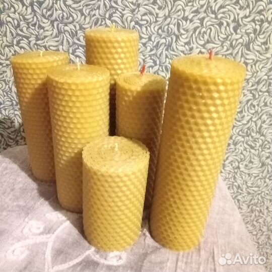 Свечи восковые ручной работы