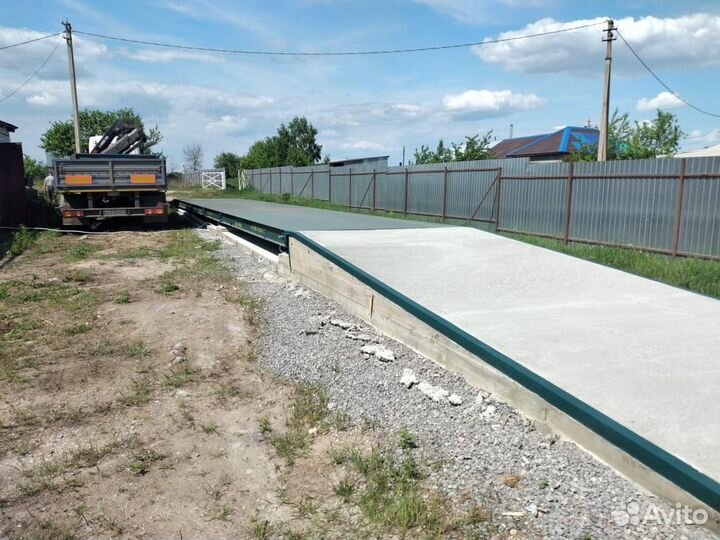 Автомобильные весы 60 тонн 12 метров (на раме)