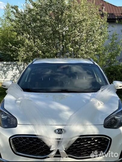 Свадебное украшение машины