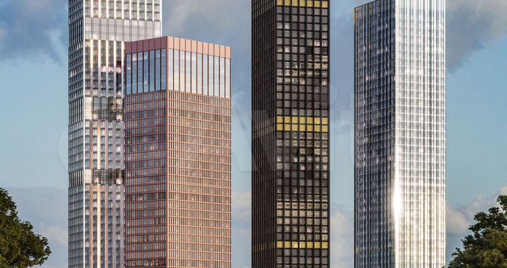 3-к. квартира, 92,1 м², 30/43 эт.