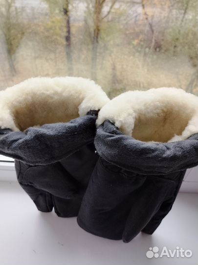 Рукавицы из овчины