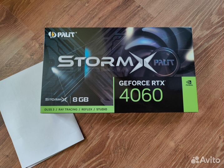 Видеокарта Palit Rtx 4060 StormX 8Gb (новая)