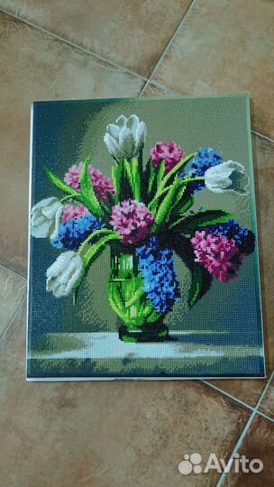 Готовая картина алмазная вышивка