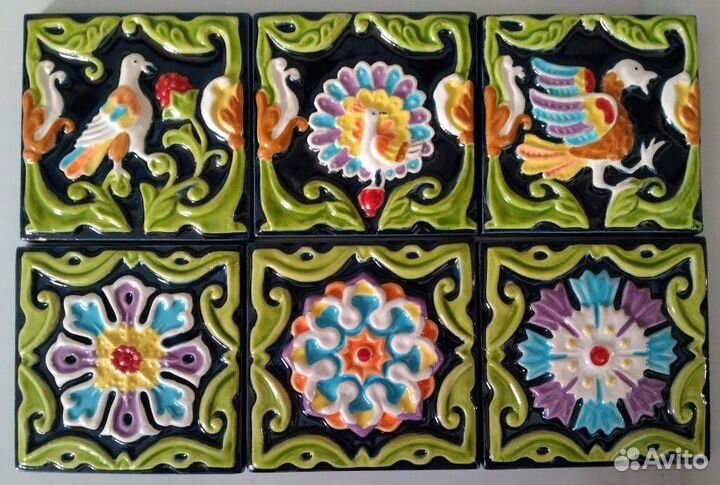 Изразцы Ярославские. Майолика